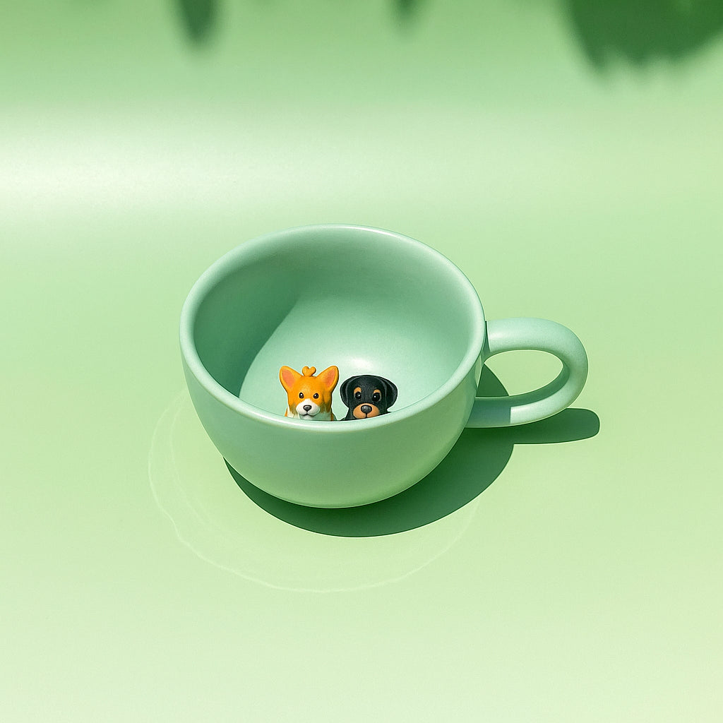 Colorful Custom 3D Pet Mug for 1 or 2 Pets shown in an additional product image for shoppers comparing details.