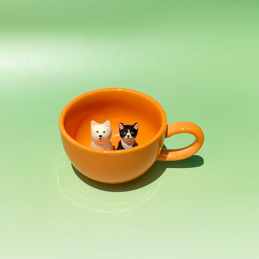 Colorful Custom 3D Pet Mug for 1 or 2 Pets shown in an additional product image for shoppers comparing details.