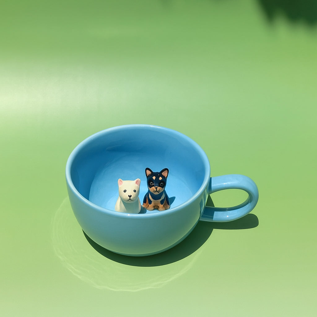 Colorful Custom 3D Pet Mug for 1 or 2 Pets shown in an additional product image for shoppers comparing details.