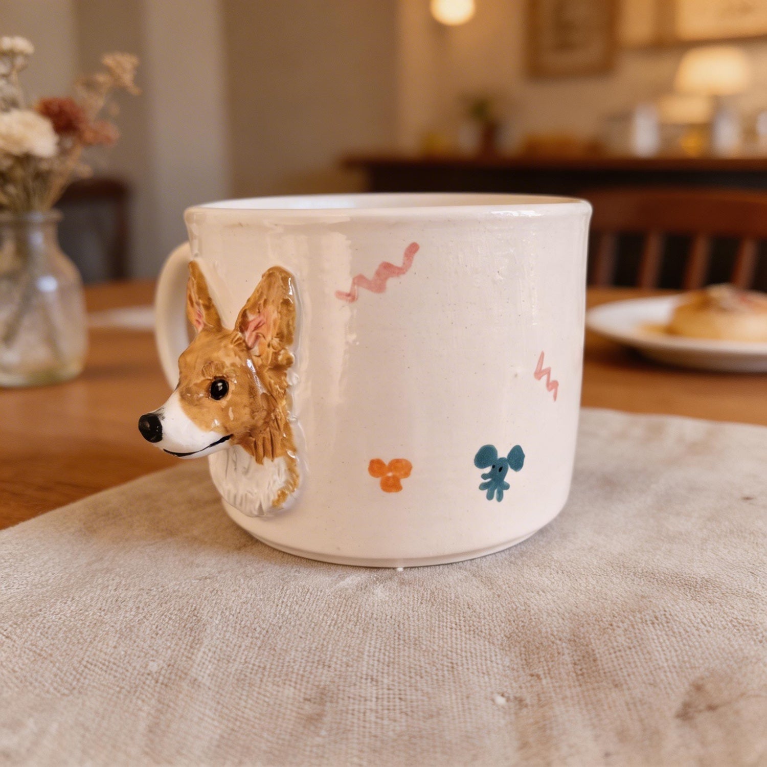 Personalized 3D Pet Head Ceramic Coffee Mug shown in an additional product image for shoppers comparing details.