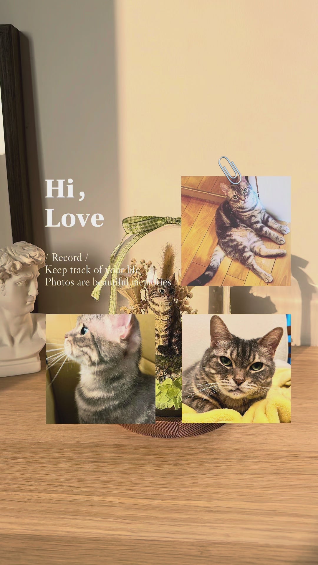 Custom Pet Memorial Flower Dome – Personalized Pet Replica Keepsake